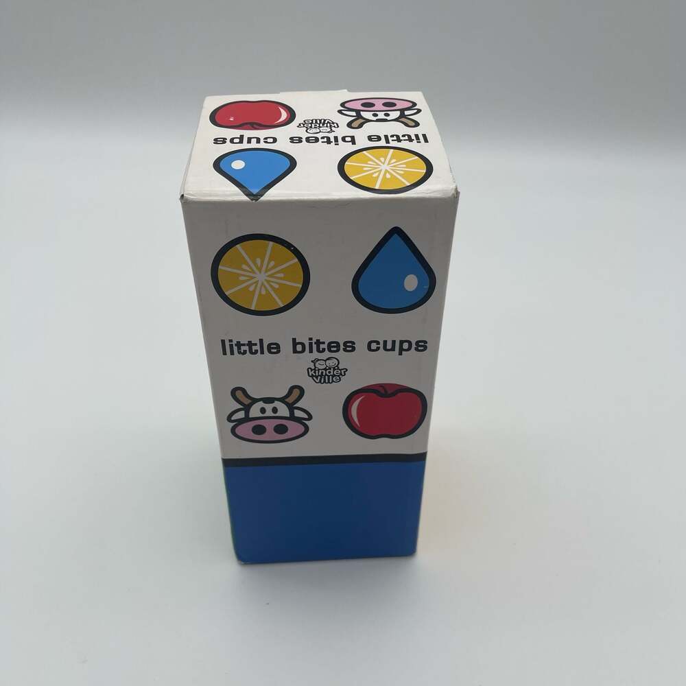 Kinderville Silicone Little Bites and Bigger‎ Bites Cups Set